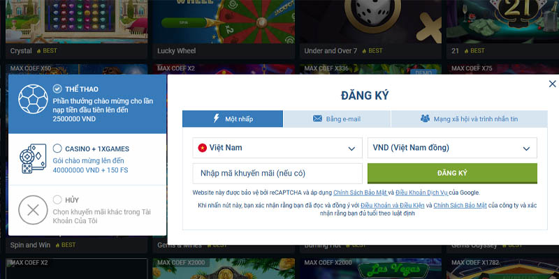 Trang có các bước đăng ký tài khoản nhanh chóng