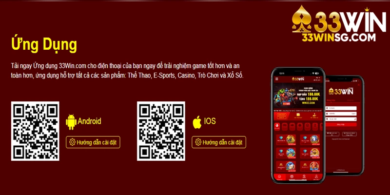 Quy trình tải app 33win về điện thoại Android và iOS 