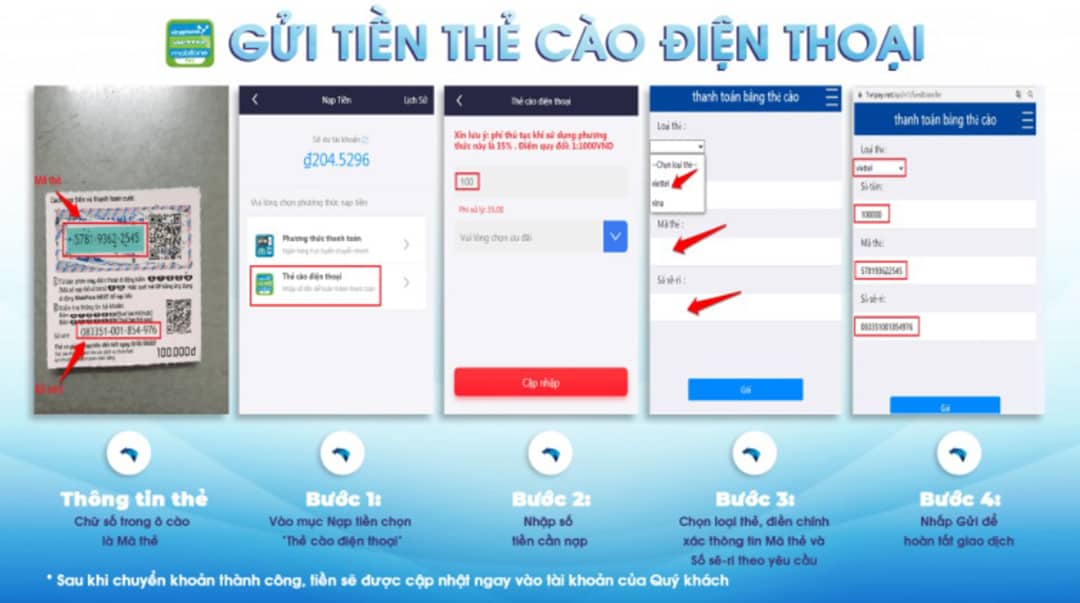 Hướng dẫn nạp 7ball bằng thẻ cào điện thoại