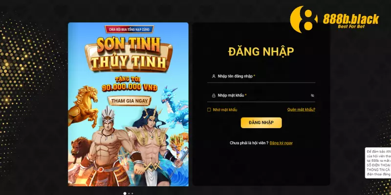 Hướng dẫn đăng nhập vào hệ thống nhà cái 888b đơn giản