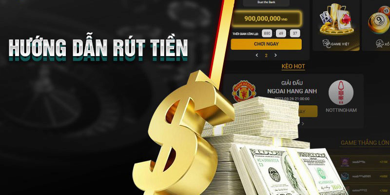 Người chơi có thể dễ dàng rút tiền 888B theo hướng dẫn của nhà cái 