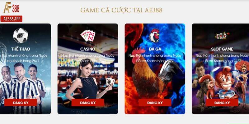 Giới thiệu AE388 – Nền tảng giải trí được yêu thích hàng đầu châu Á