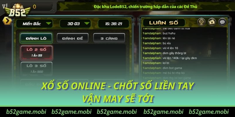 Xổ số online - Chốt số liền tay, vận may sẽ tới