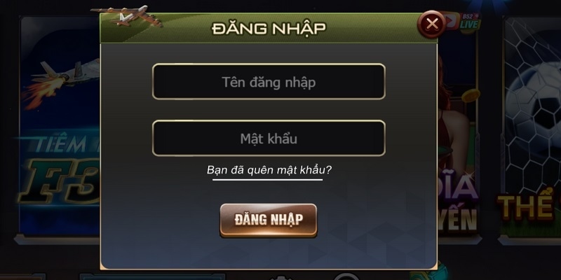 Quy trình đăng nhập B52 Club trên máy tính