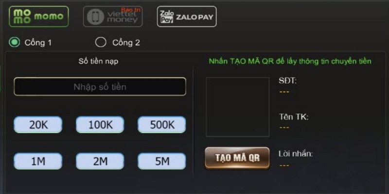 Nạp rút tiền B52 Club qua ví điện tử đang ngày càng được người chơi chú ý đến