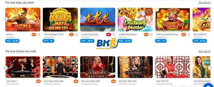 5 BK8 cung cap mot loat cac tro choi da dang va phong phu cho nguoi choi BK8 cung cấp một loạt các trò chơi đa dạng và phong phú cho người chơi