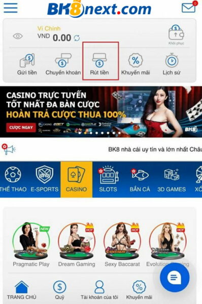 BK8 - Link vào BK8 mới nhất 2024 tại BK8 next 8 Hướng dẫn rút tiền BK8 về tài khoản cực nhanh