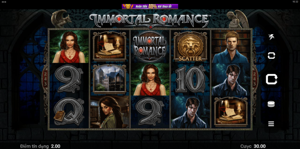 Top 10+ Game Nổ Hũ Được Săn Đón Nhất Trên BK8 20 - BK8 VC Immortal Romance là một trò chơi nổ hũ với chủ đề ma cà rồng