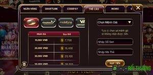 Điền thông tin cụ thể và chọn Nạp tiền
