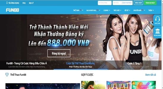 Đánh Bạc Online tại Fun88