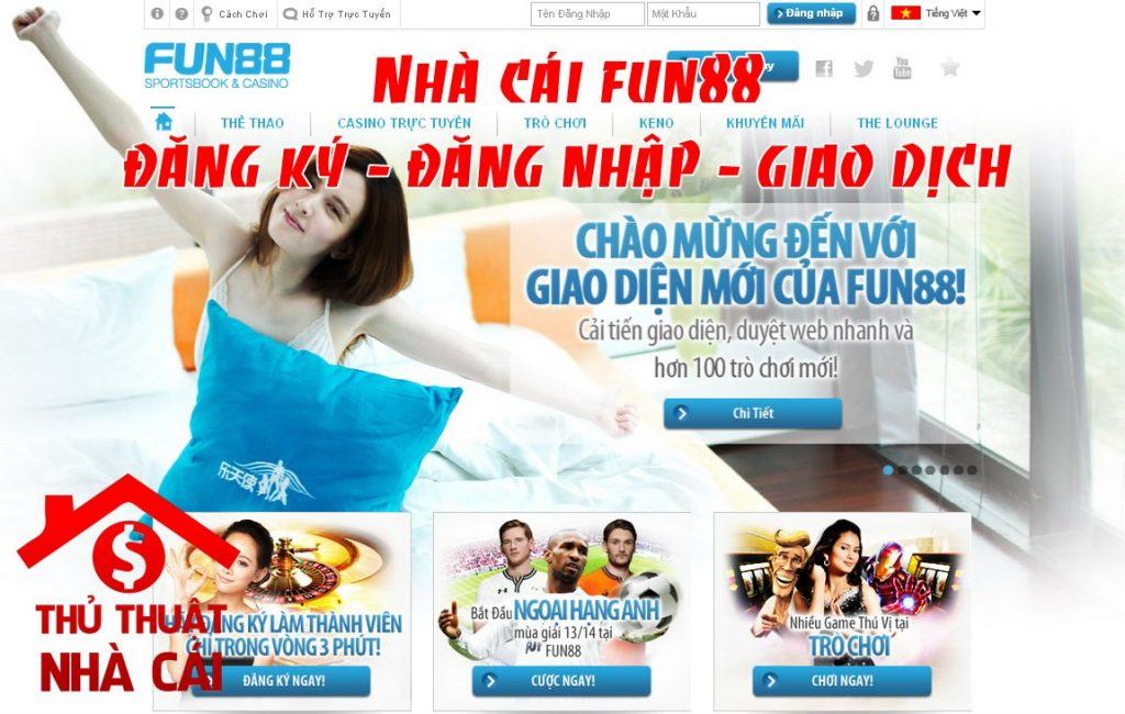 Nhà cái Fun88 uy tín