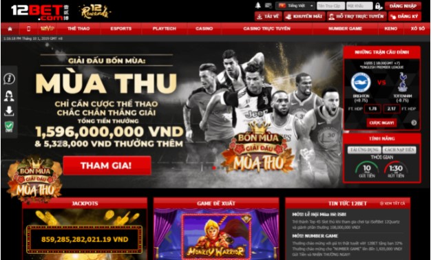 Cập nhật link mới nhất của 12BET