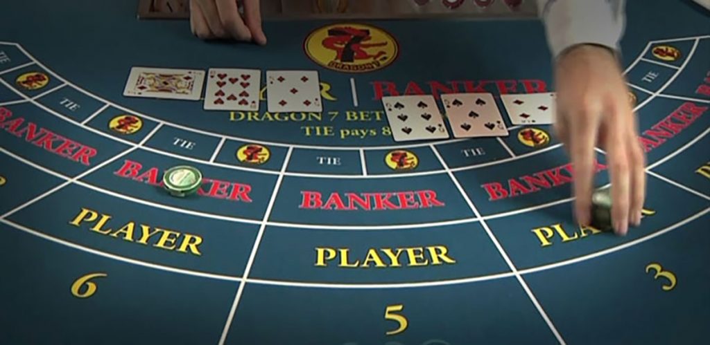 playing baccarat online
