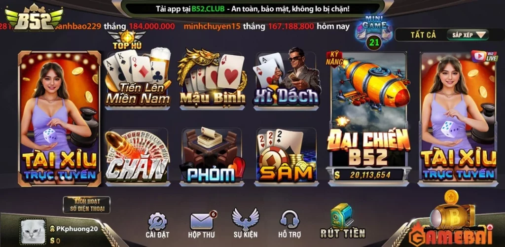 B52 Club cần tối ưu nữa về trải nghiệm người dùng