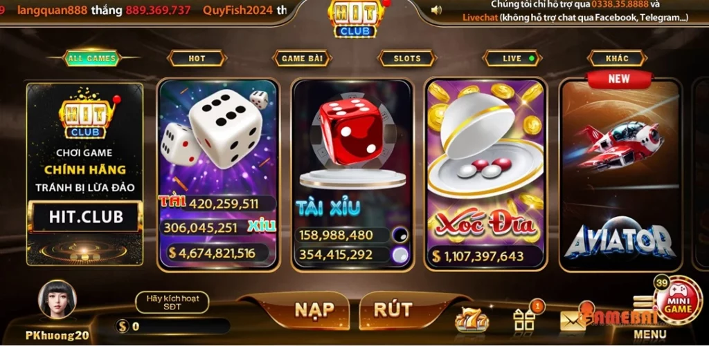 Hitclub Cổng game bài đổi thưởng chuyên nghiệp tại Việt Nam