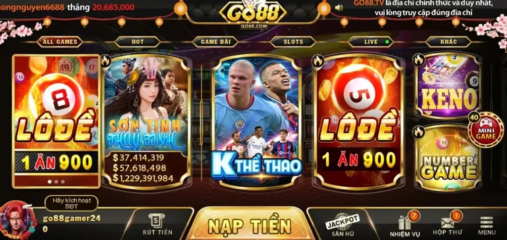 Ưu điểm của Go88 khi người chơi tham gia cá cược