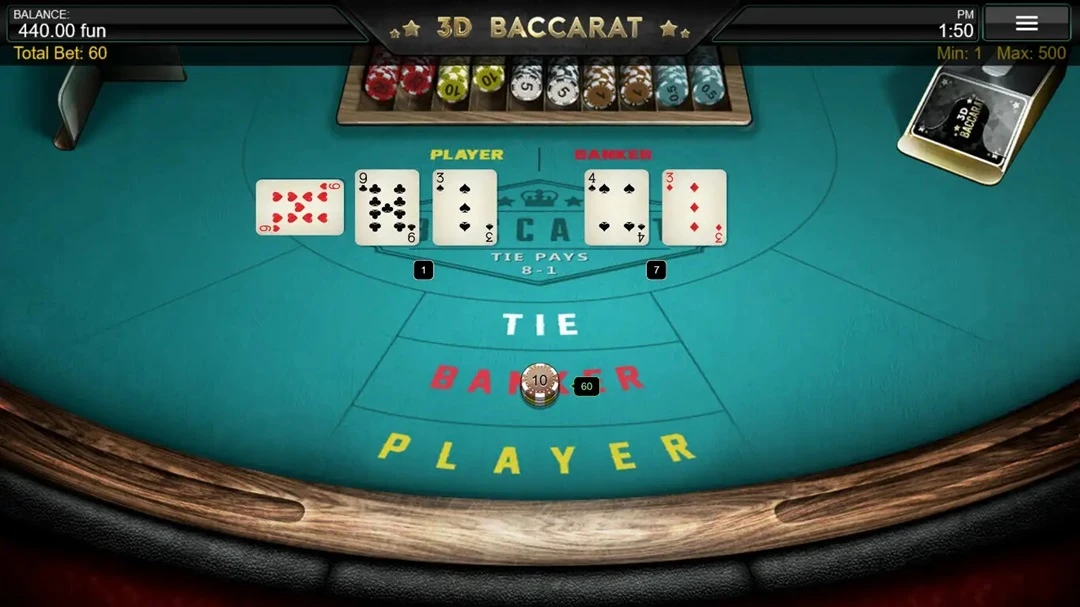 Baccarat là trò chơi hấp dẫn kịch tính nên thử
