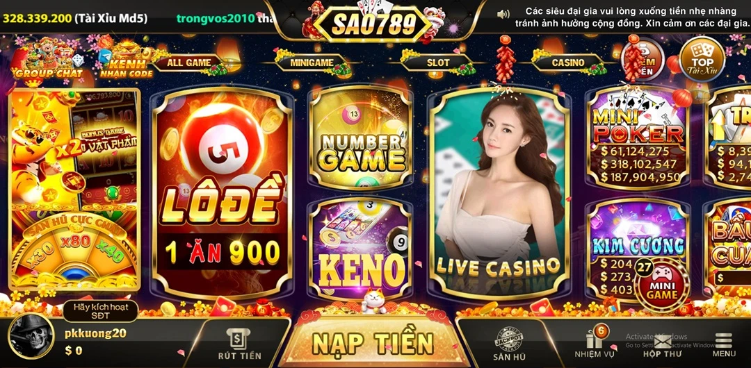 Đa dạng kèo ghi số lô, số đề tại cổng game bài