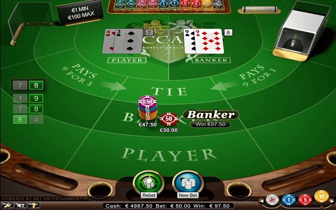 Khi chơi Baccarat online thời gian diễn ra nhanh hơn offline