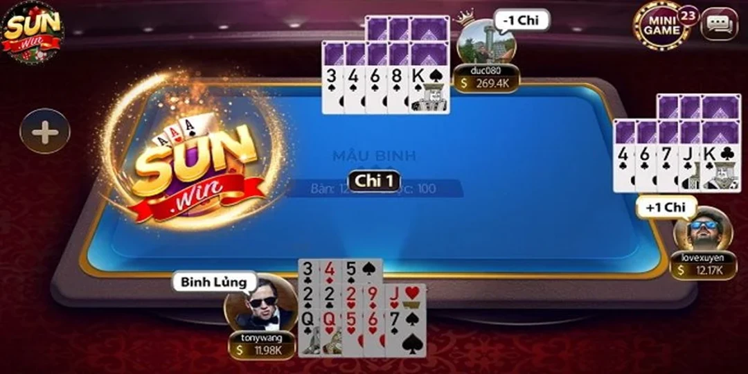 Sunwin địa chỉ chơi mậu binh online với ưu đãi khủng