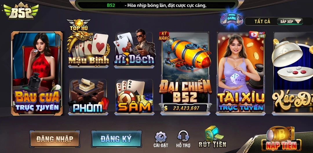 Trải nghiệm app B52 Club chơi xì dách tiện lợi trên điện thoại
