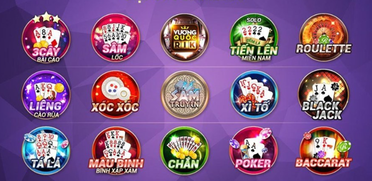 Đánh giá cổng game đổi thưởng Rikvip: Trải nghiệm hấp dẫn nhưng đầy rủi ro 3 Cac-tro-choi-noi-bat-tren-Rikvip