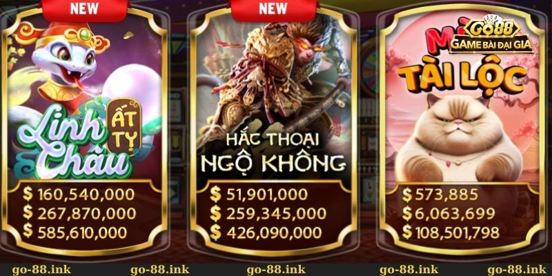 Game slot nổ jackpot cơ hội làm giàu tại Go88