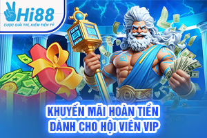 Thưởng Thăng Cấp Và Hoàn Tiền Hấp Dẫn Cho Hội Viên VIP Hi88