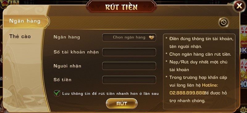 rút tiền iwin club