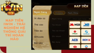 Hướng dẫn nạp tiền IWIN