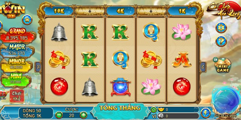 Tỷ lệ thưởng trong Cá Chép Hóa Rồng luôn được đánh giá cao