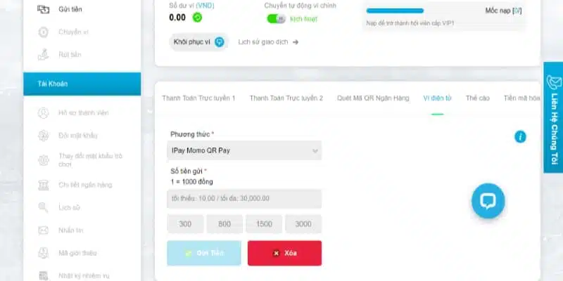Nạp tiền siêu dễ dàng chỉ với 4 bước để thành công
