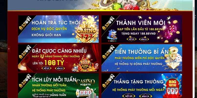 Chương trình khuyến mãi của 33Win là gì? Chương trình khuyến mãi của 33Win là gì?