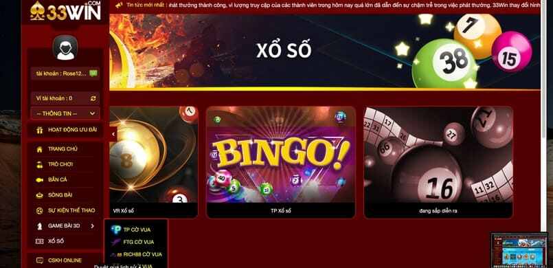 Xổ số online cùng với 33Win Xổ số online cùng với 33Win