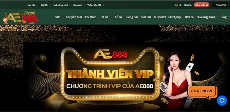Trang chủ nhà cái AE888.
