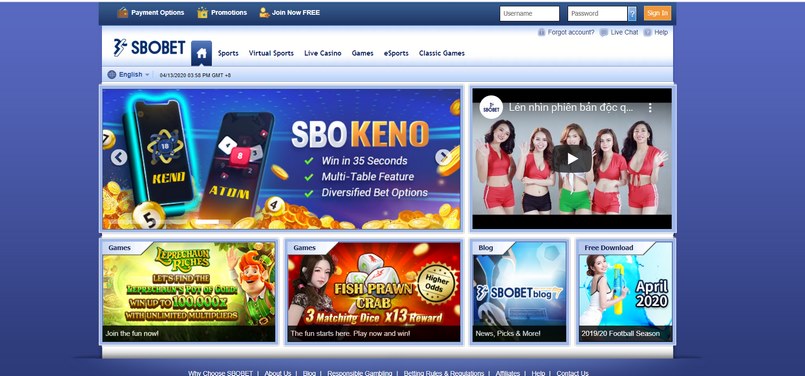 Link vao Sbobet chuẩn