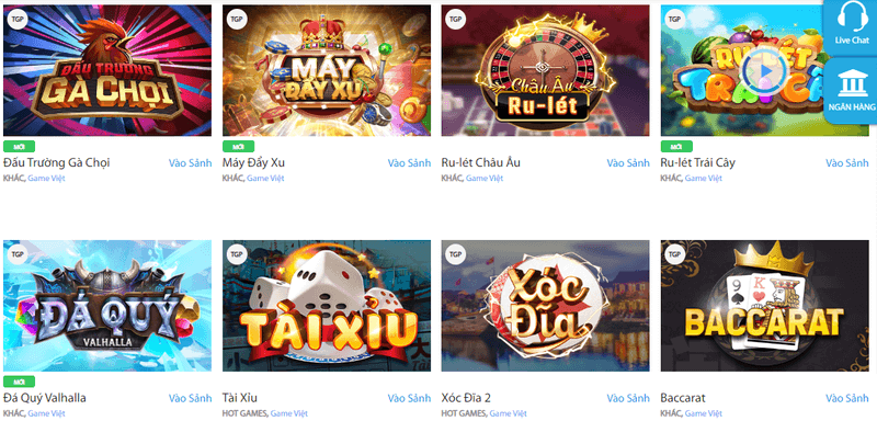 sản phẩm cá cược fun88 đa dạng