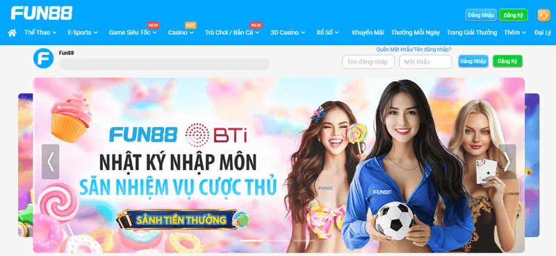 trang chủ fun88 mới nhất 2025