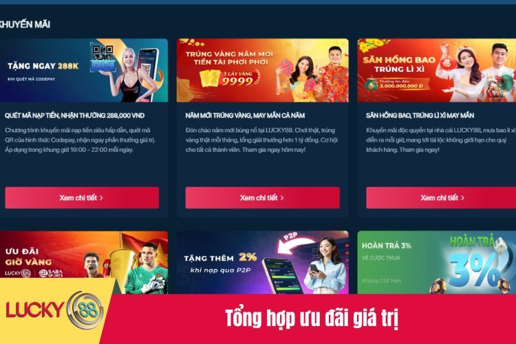 Tổng hợp ưu đãi giá trị