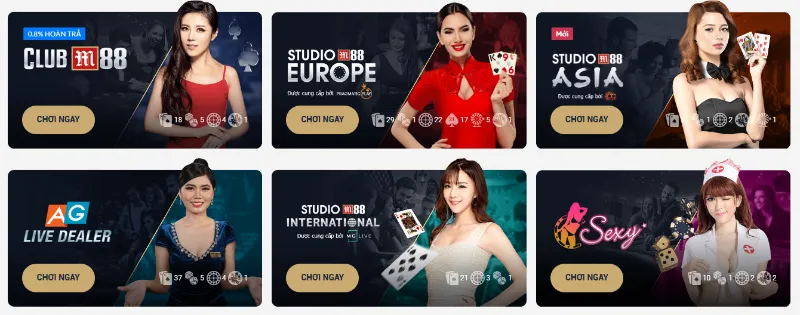 M88 Casino trực tuyến