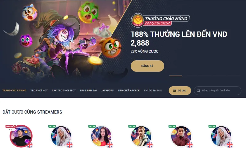 M88 Slots/bắn cá