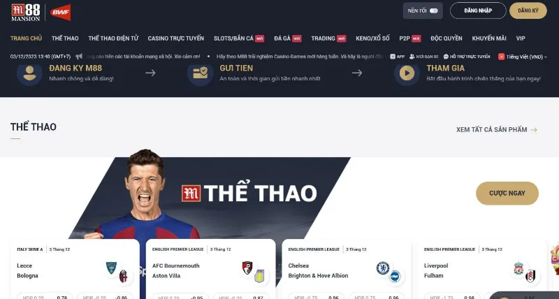 M88 – M Thể thao