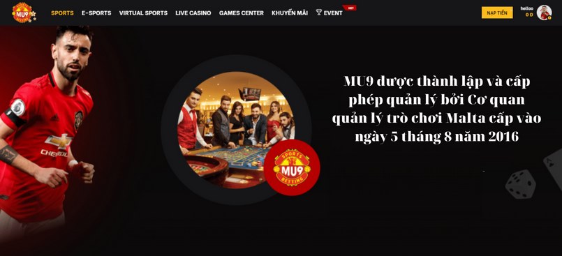 Nguồn gốc của nhà cái cá cược trực tuyến MU9 Nguồn gốc của nhà cái cá cược trực tuyến MU9