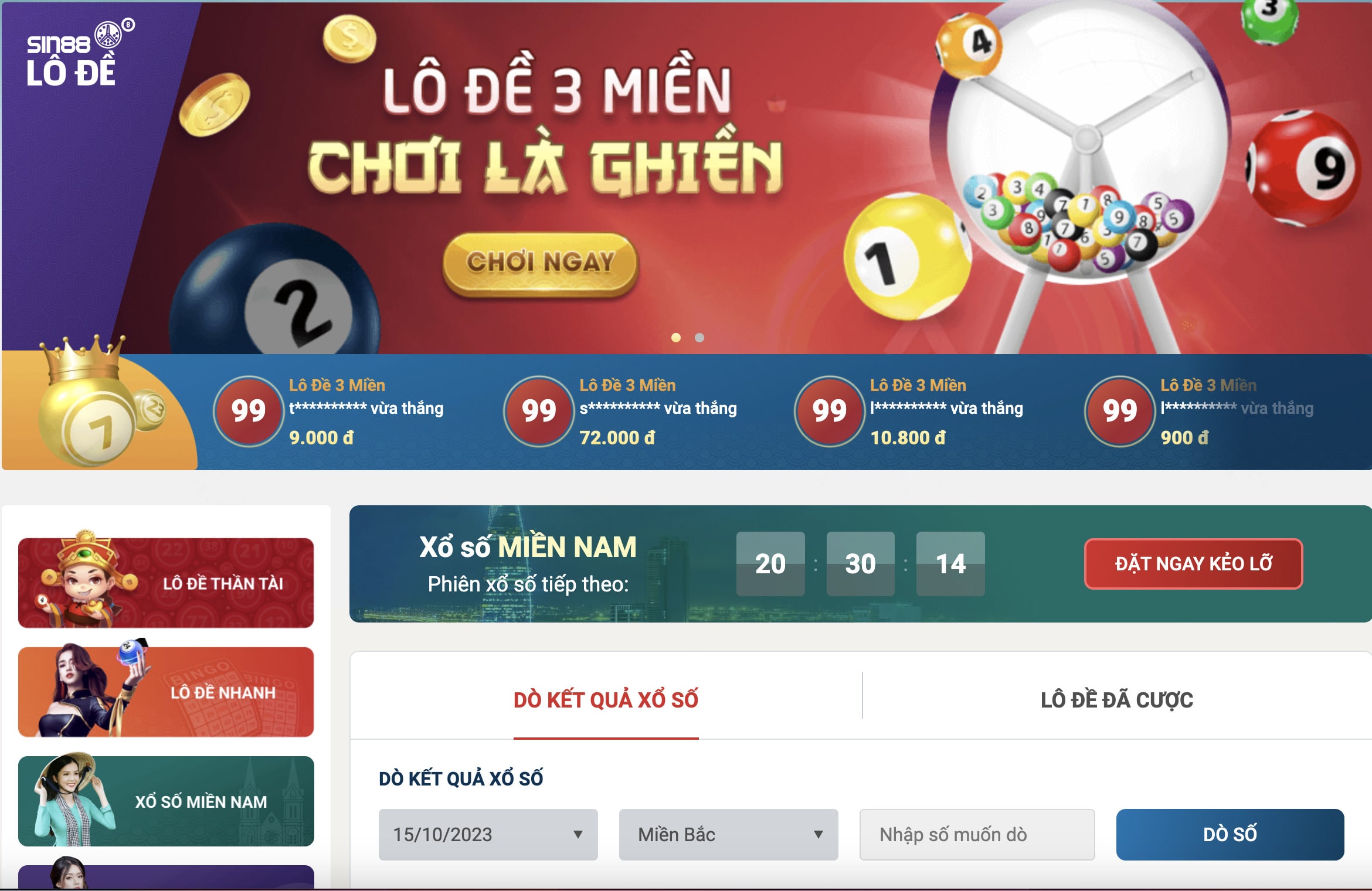 Giới thiệu về sảnh chơi lô đề Sin88 Giới thiệu về sảnh chơi lô đề Sin88