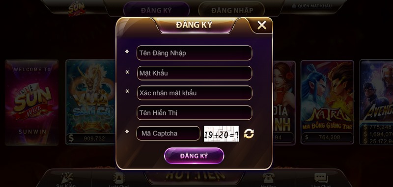 Các bước trở thành hội viên Sunwin rất đơn giản