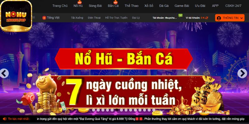 Chơi nổ hũ tại Nohu có thật sự uy tín không