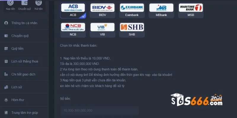 Nạp tiền vào tài khoản mất chưa đến 3 phút