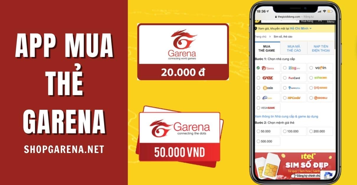 App Mua The Garena
