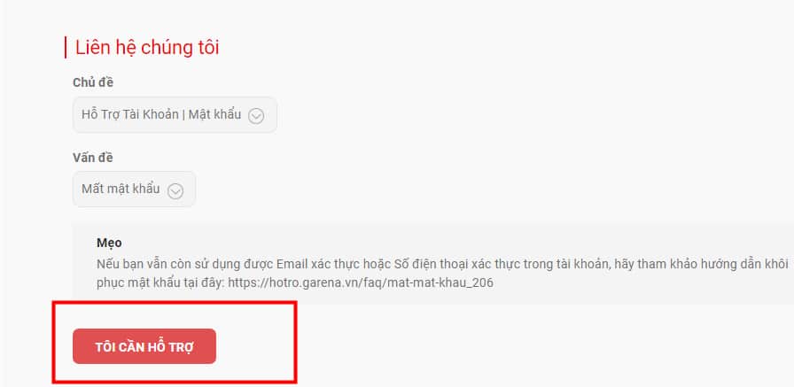 Cách Lấy Lại Tài Khoản Garena Bị Hack