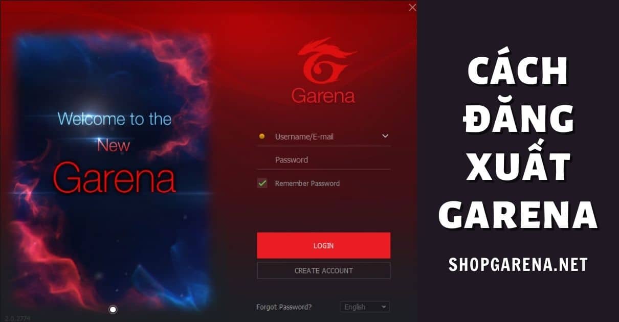 Cach Dang Xuat Garena